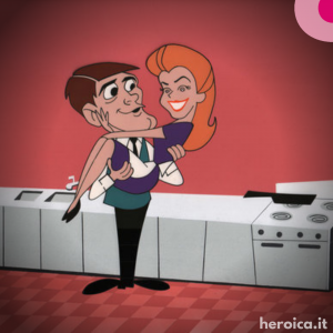 Darrin e Samantha nella sigla di Vita da Strega Bewitched.