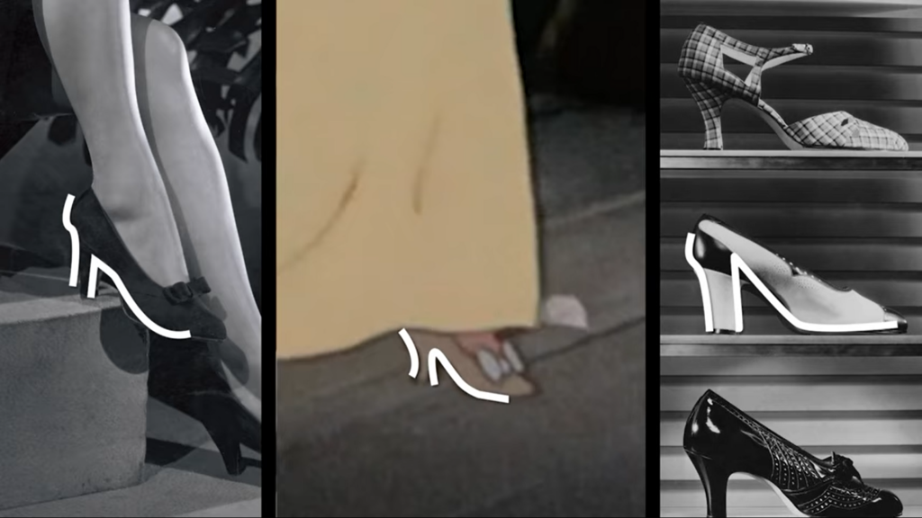 Le scarpe di Biancaneve hanno una silhouette anni '30
